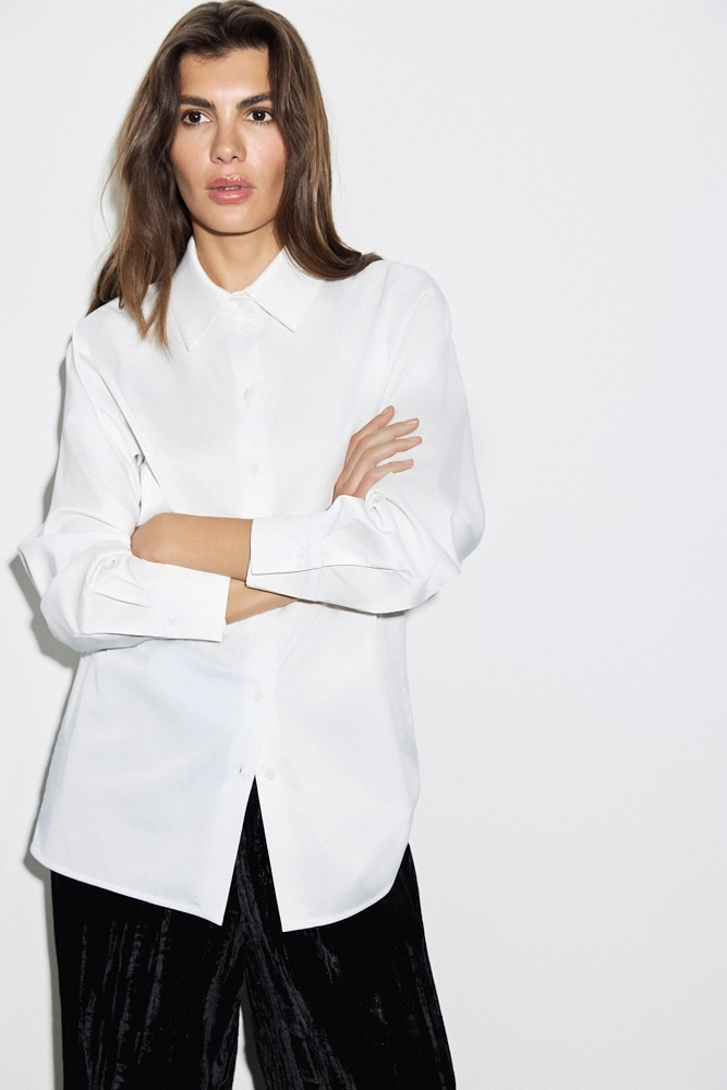 Рубашка прямого силуэта