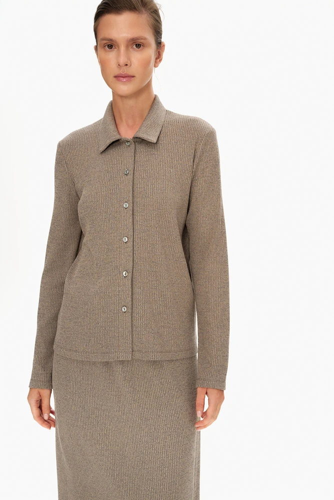 Рубашка из трикотажа