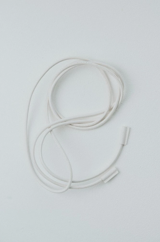 Пояс-шнур из натуральной кожи