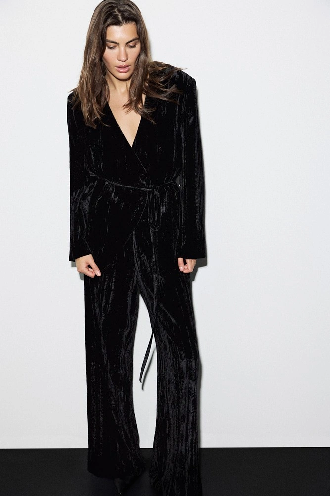 Жакет из жатого бархата