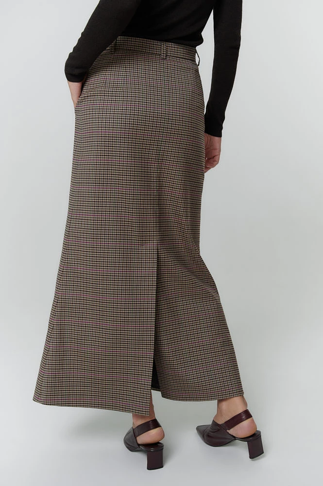 Юбка макси из итальянской костюмной шерсти