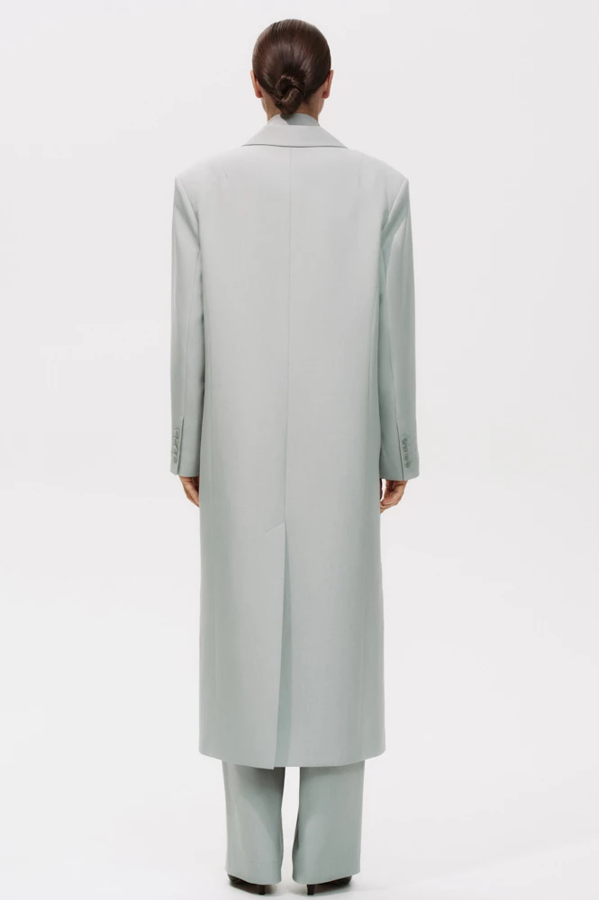 Пальто-жакет из костюмной ткани