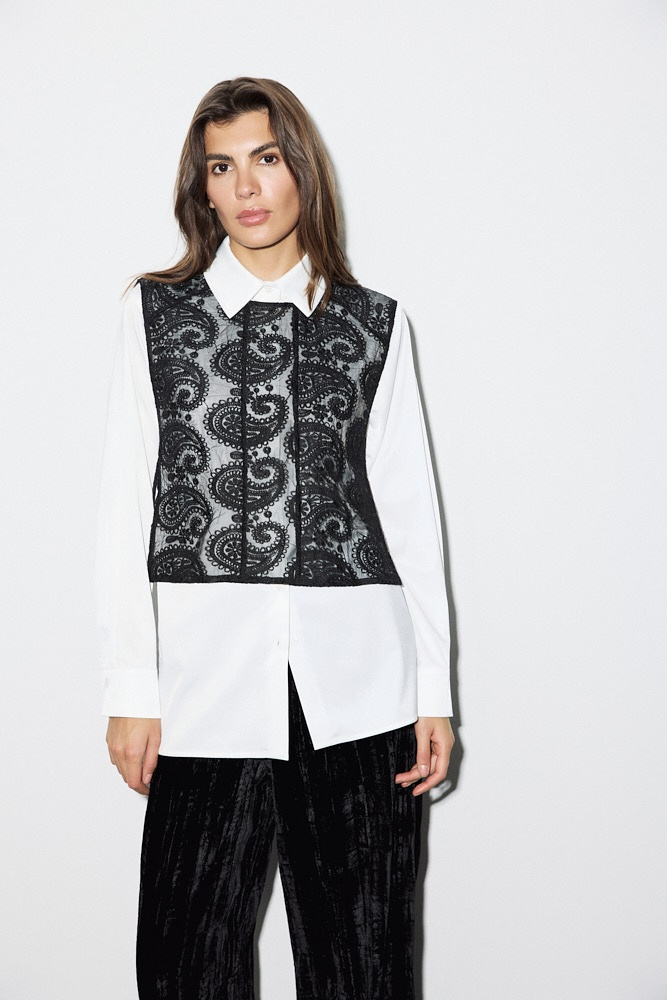 Рубашка прямого силуэта