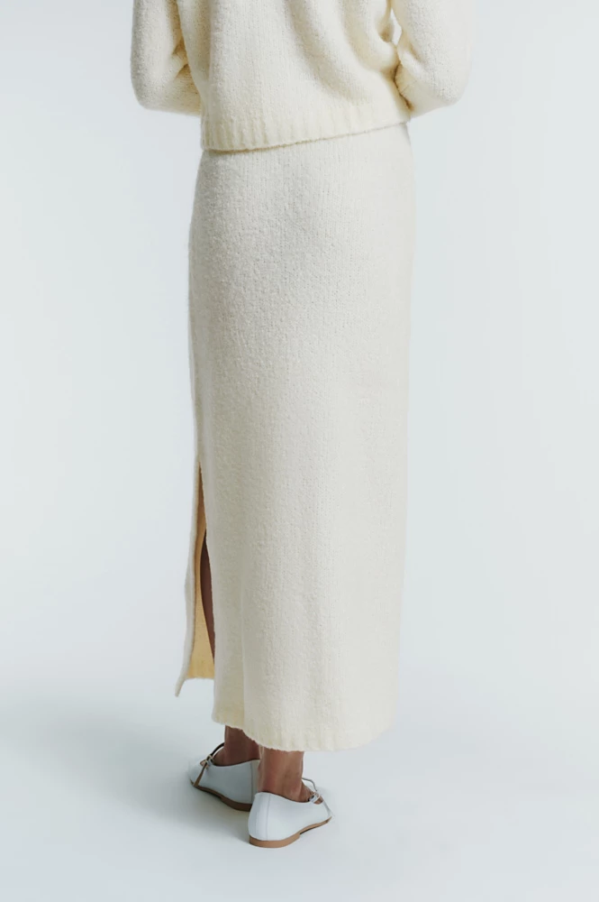 Юбка из фактурной пряжи