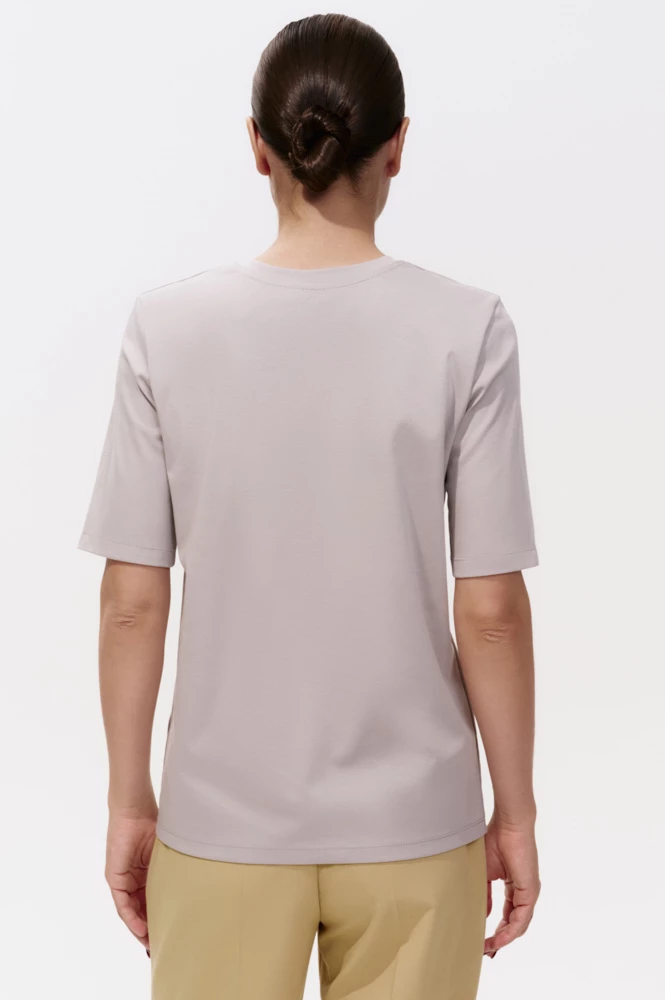 Футболка базовая с удлиненным рукавом