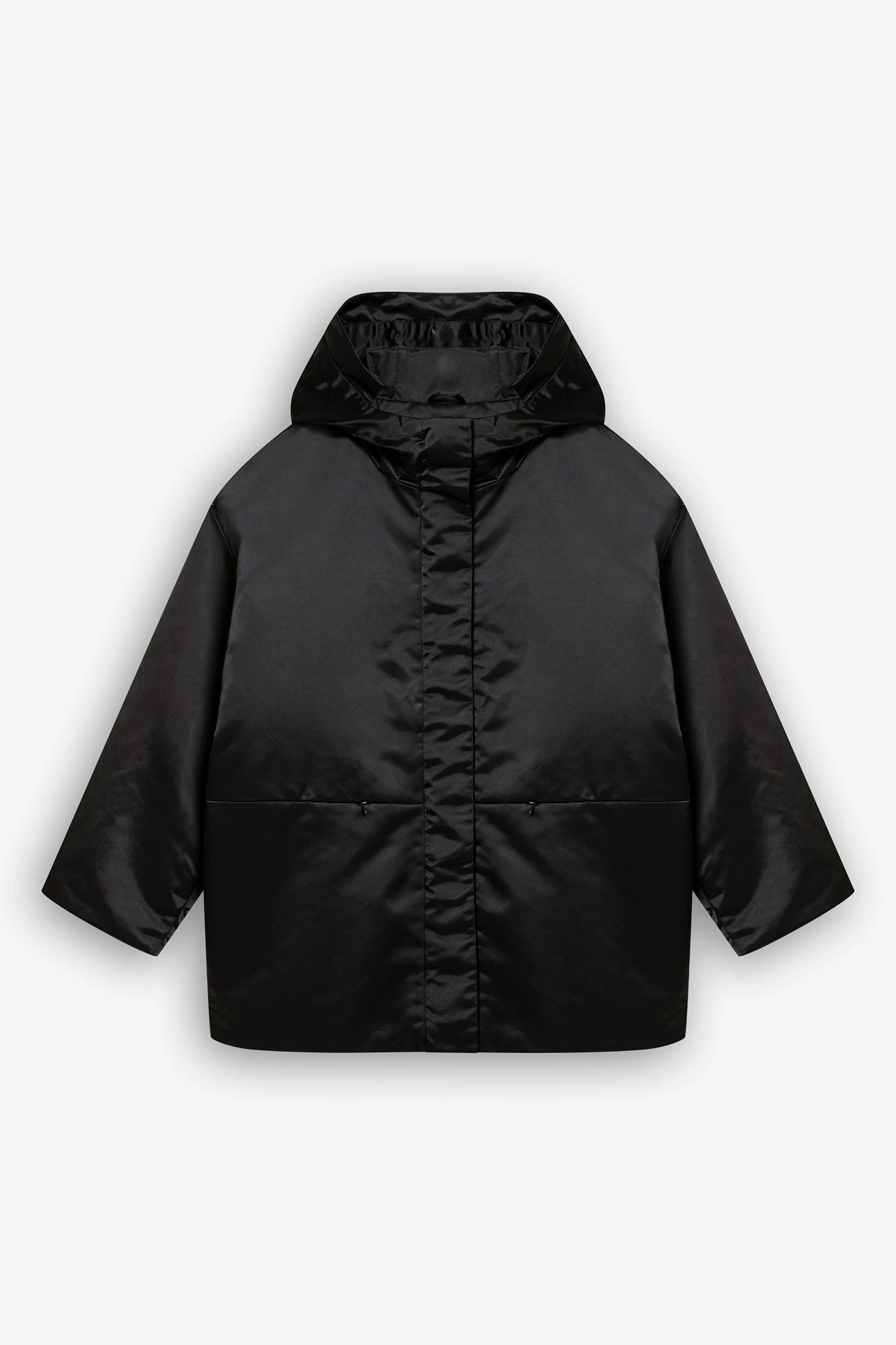 Куртка утепленная из ткани с сатиновым эффектом