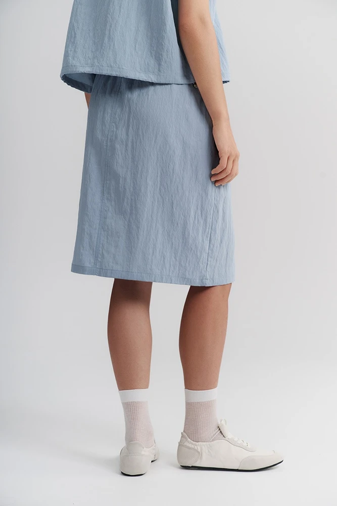 Юбка миди на кулиске