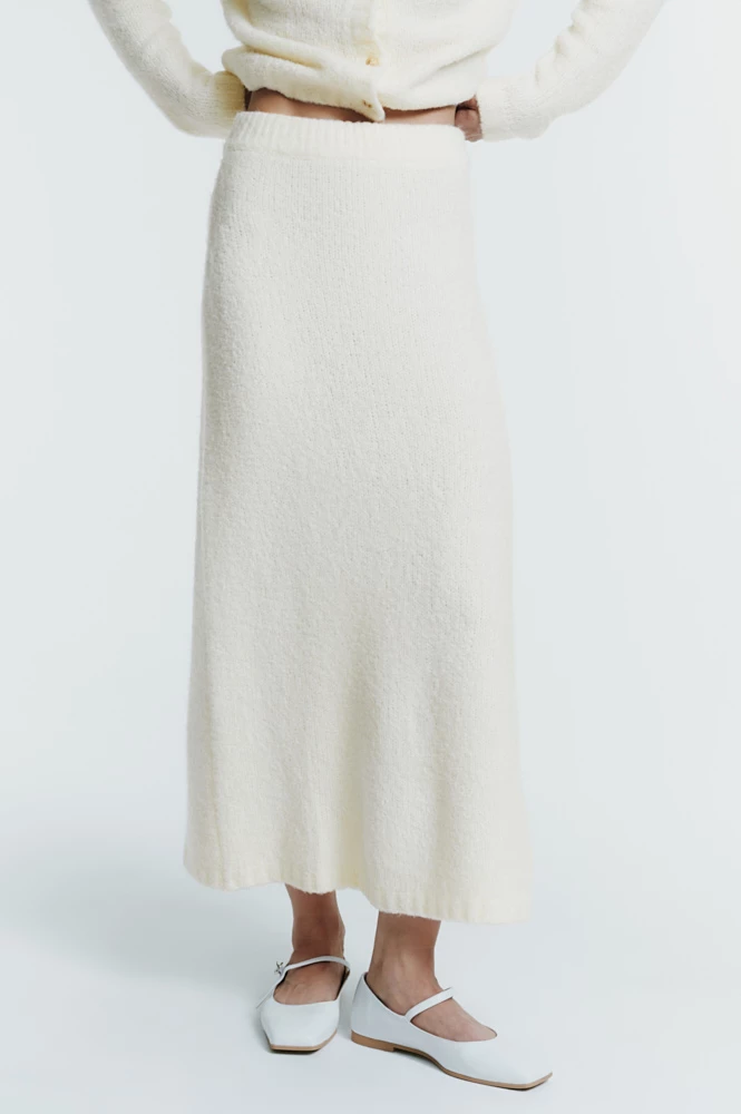 Юбка из фактурной пряжи