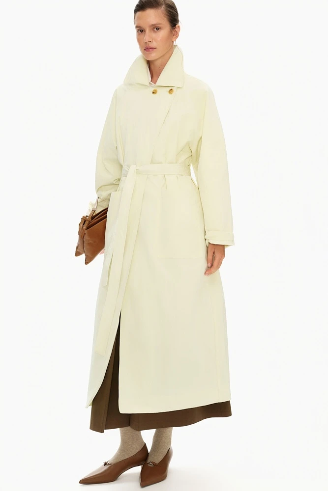 Тренч облегченный на хлопковом подкладе