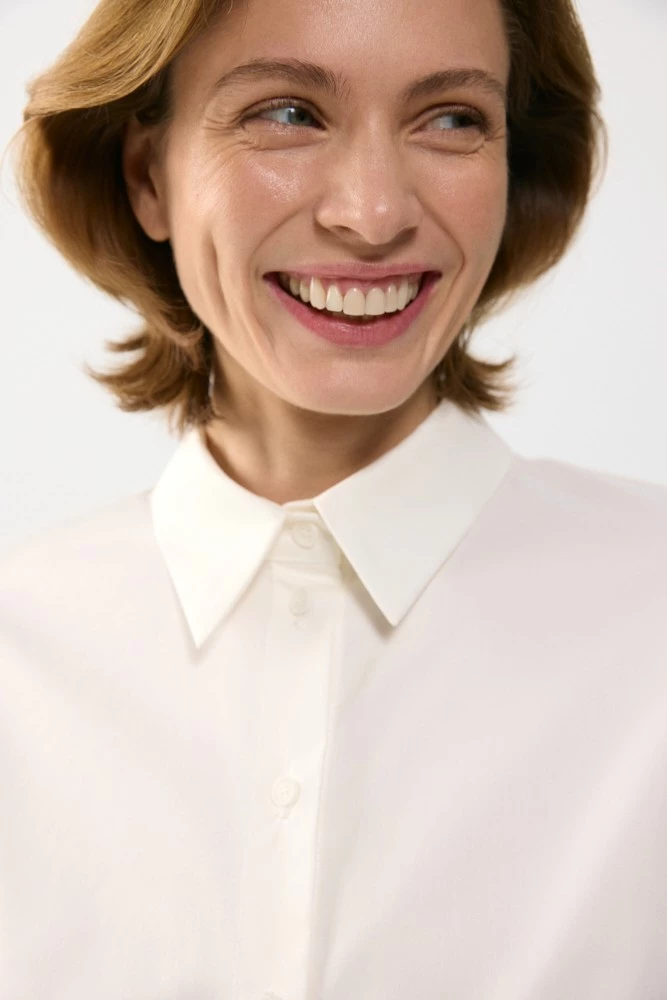 Рубашка с коротким рукавом из хлопка