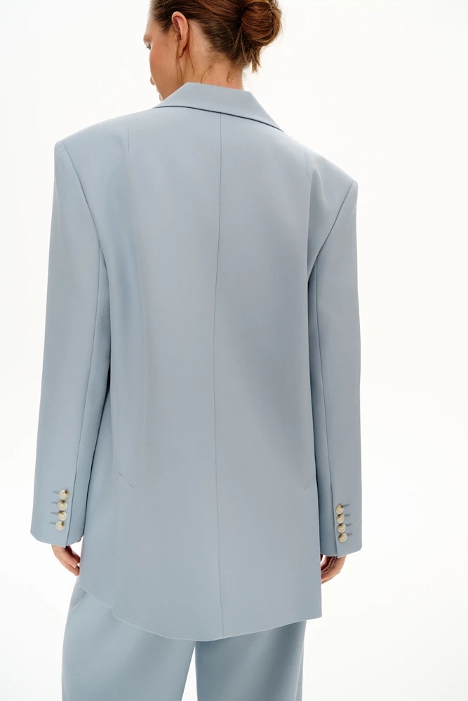 Жакет оверсайз однобортный