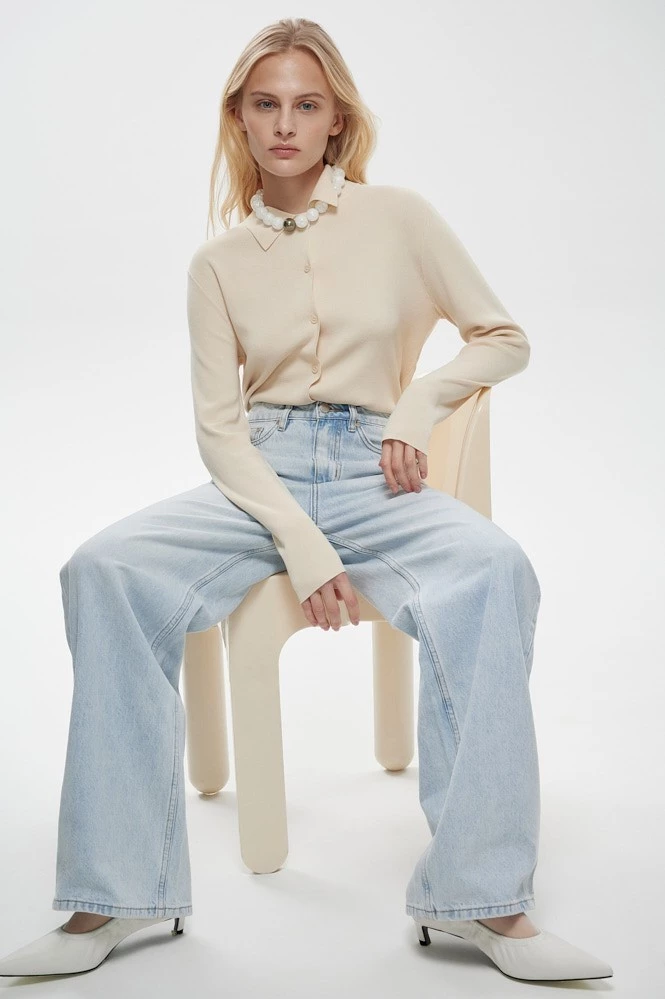 Джинсы Wide leg Джинсы Wide leg