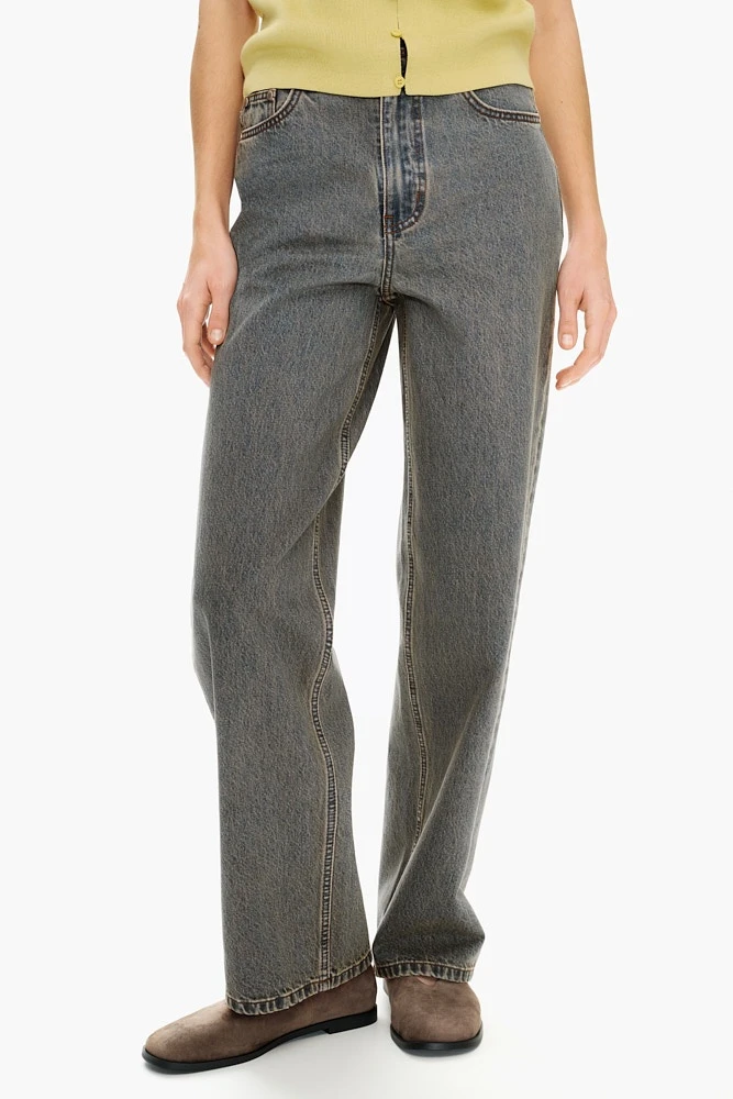 Джинсы Straight с тинтом