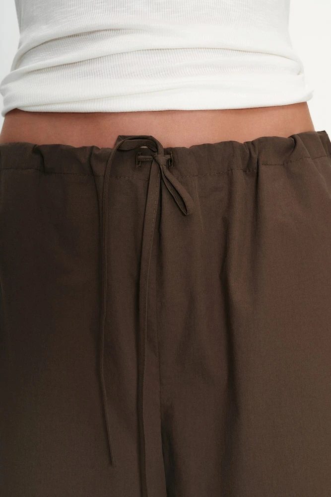 Брюки на кулиске из хлопка