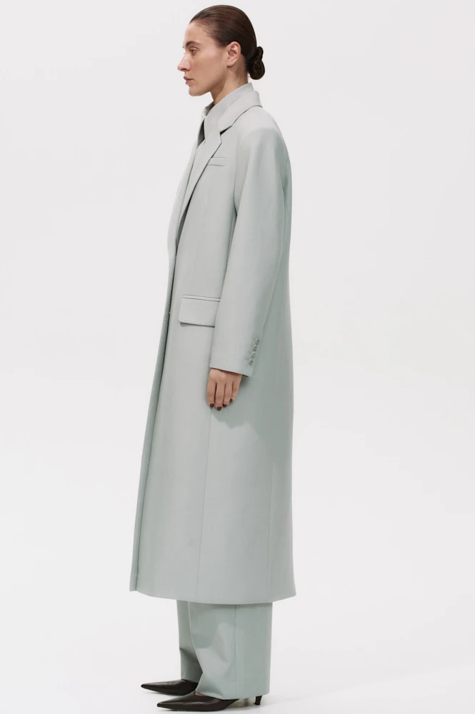 Пальто-жакет из костюмной ткани