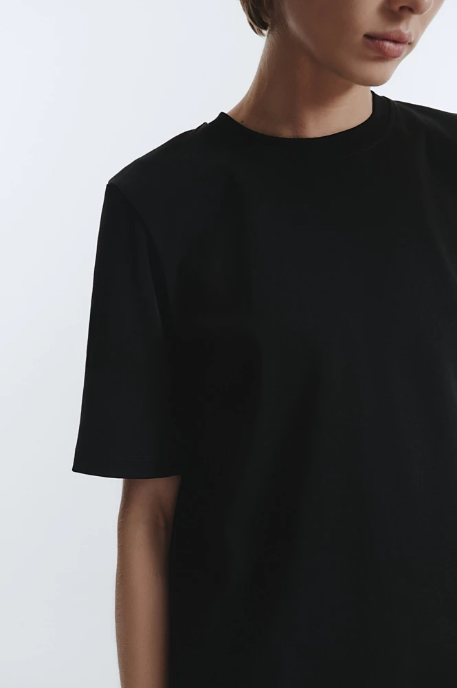 Футболка базовая с удлиненным рукавом