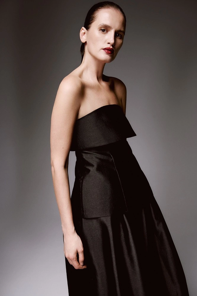 Топ бандо со съемными бретелями