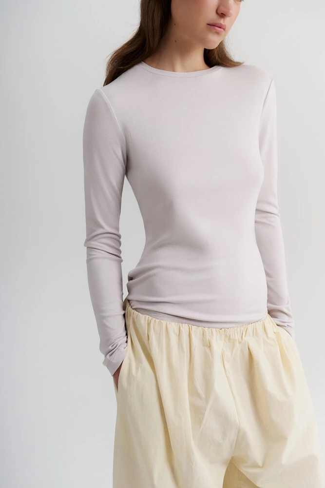 Лонгслив из нежного хлопка