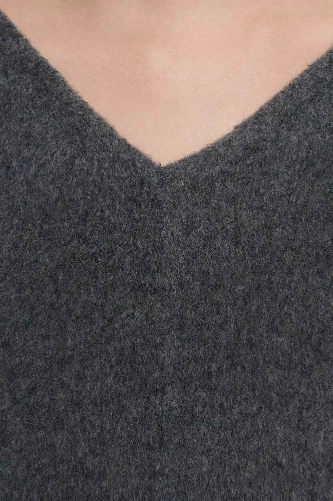 Свитшот из шерстяного драпа