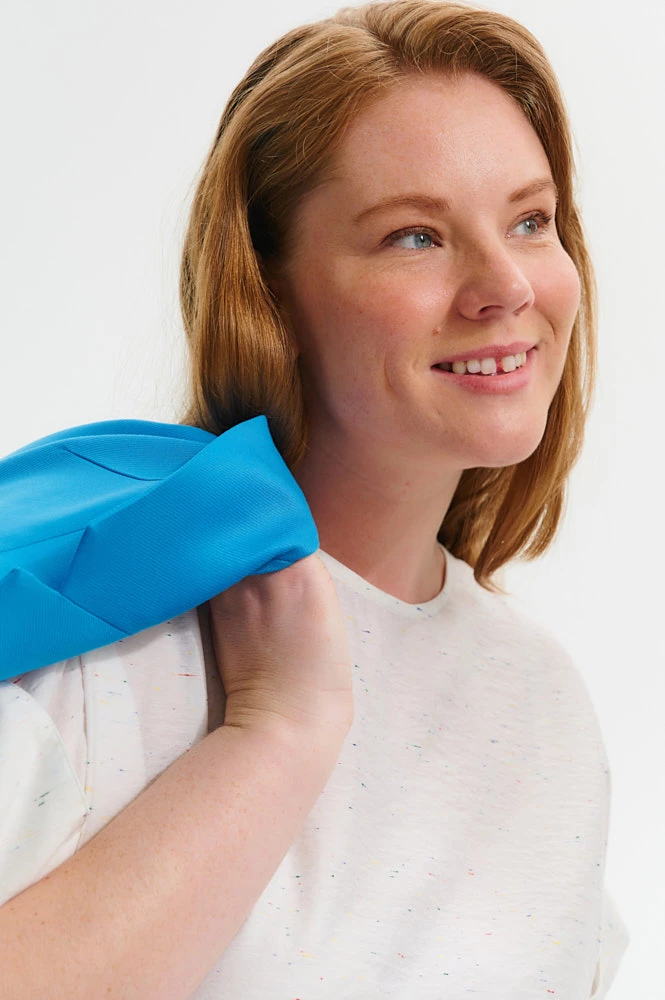 Блуза из фактурной ткани 