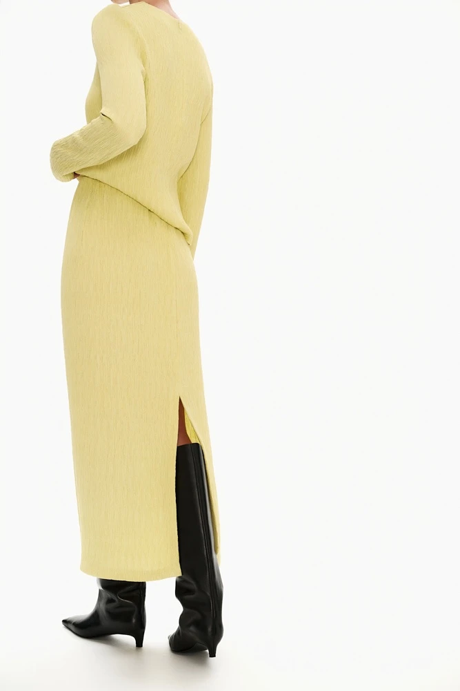 Юбка миди из фактурной ткани