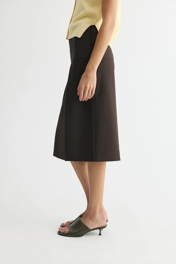 Юбка миди с двумя разрезами