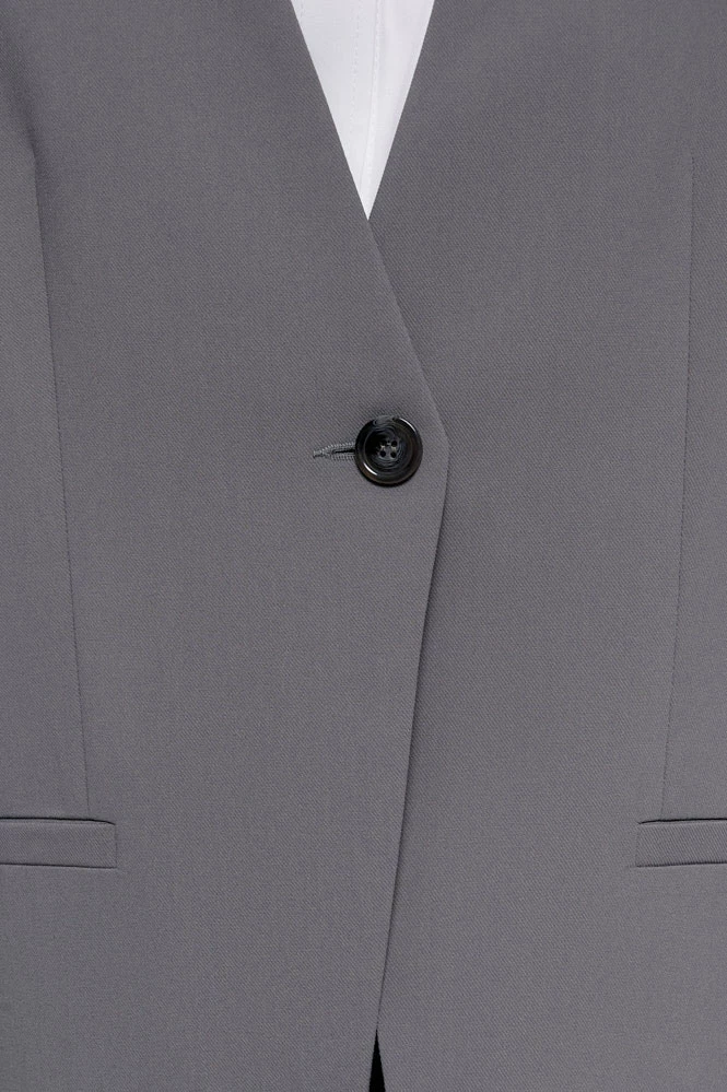 Жакет прямой без лацканов