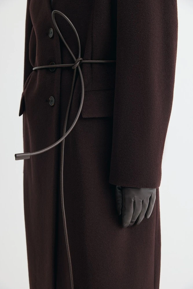 Перчатки кожаные с подкладом из шерсти