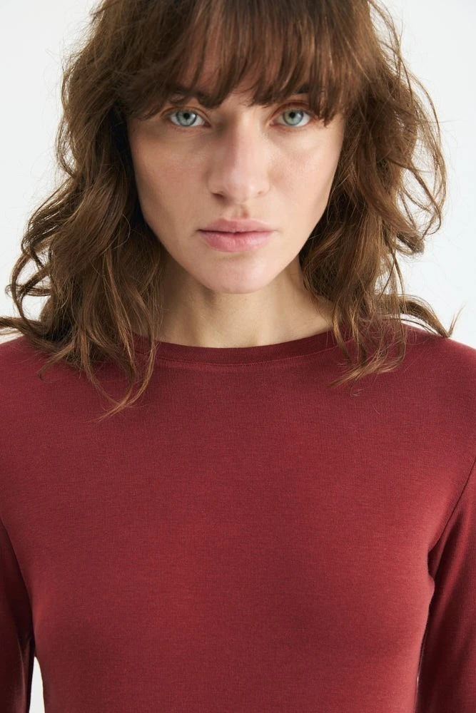 Лонгслив трикотажный с шерстью