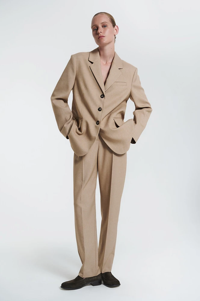 Брюки зауженные со стрелками