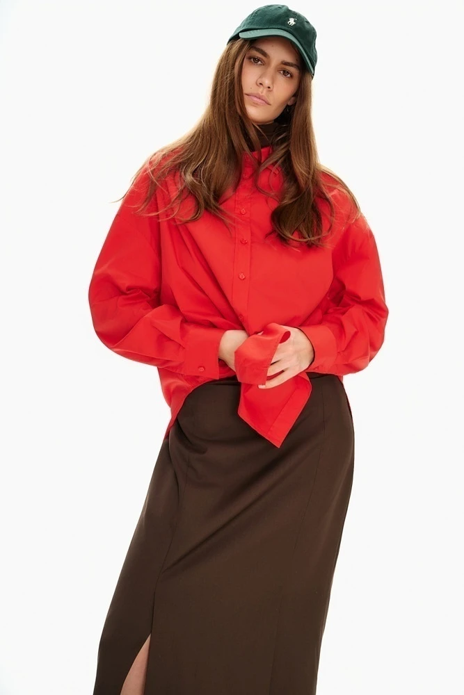 Рубашка базовая из хлопка