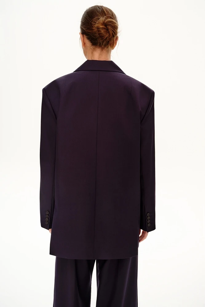 Жакет оверсайз однобортный