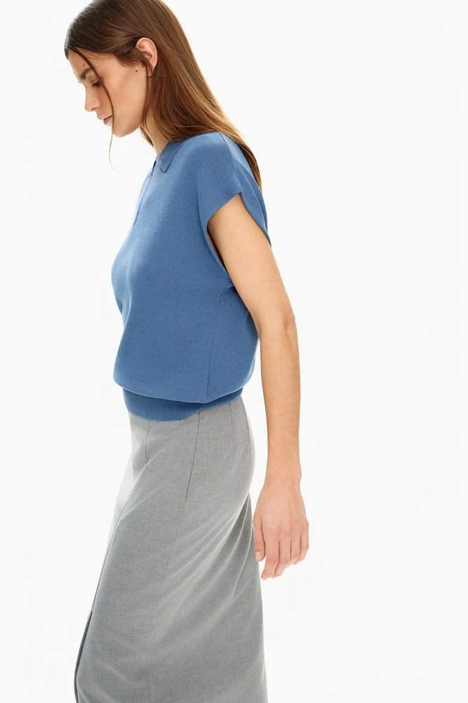 Жилет - поло на молнии