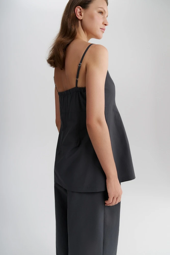 Топ удлинённый из хлопка