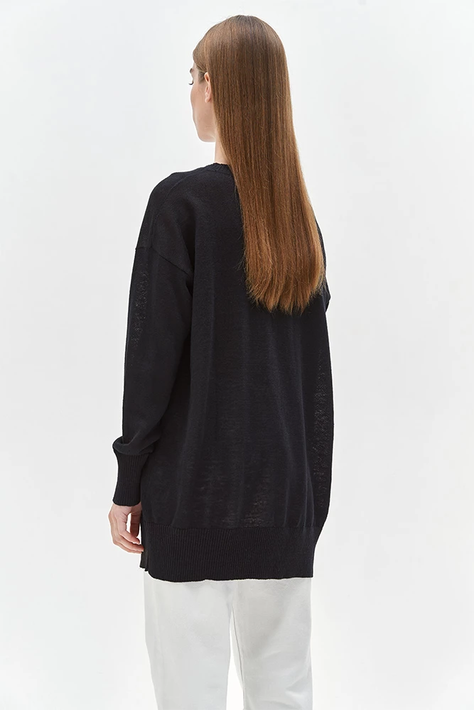 Свитер льняной