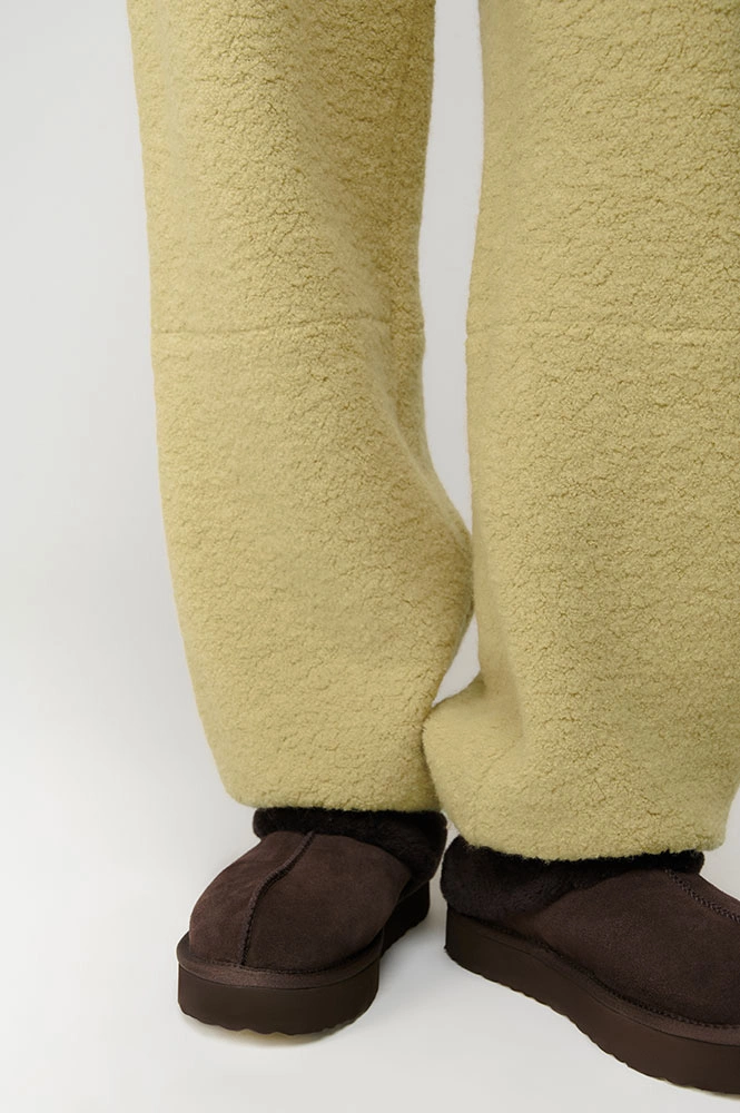 Брюки из фактурной шерсти