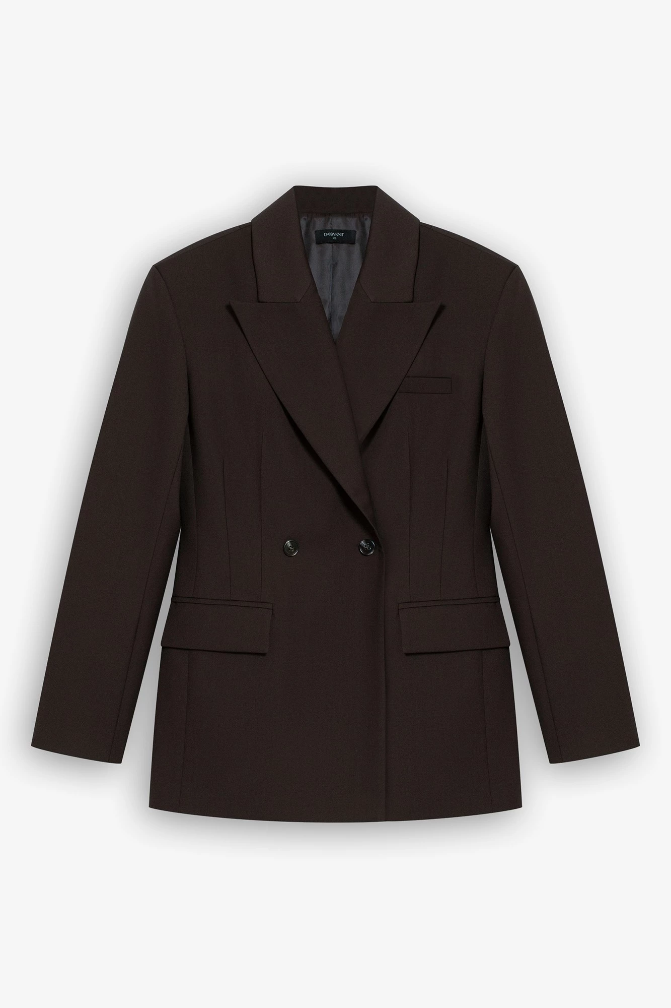 Жакет двубортный приталенный