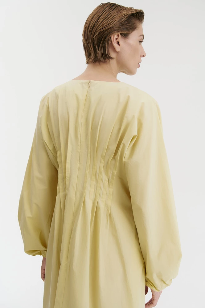 Платье силуэт песочные часы из хлопка