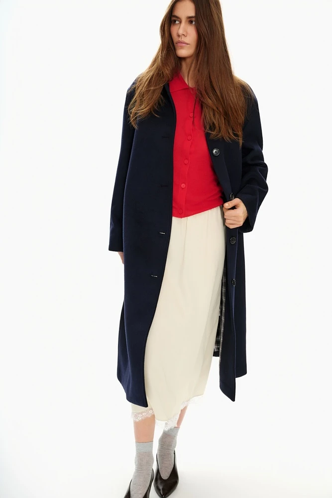 Юбка миди в бельевом стиле с кружевом