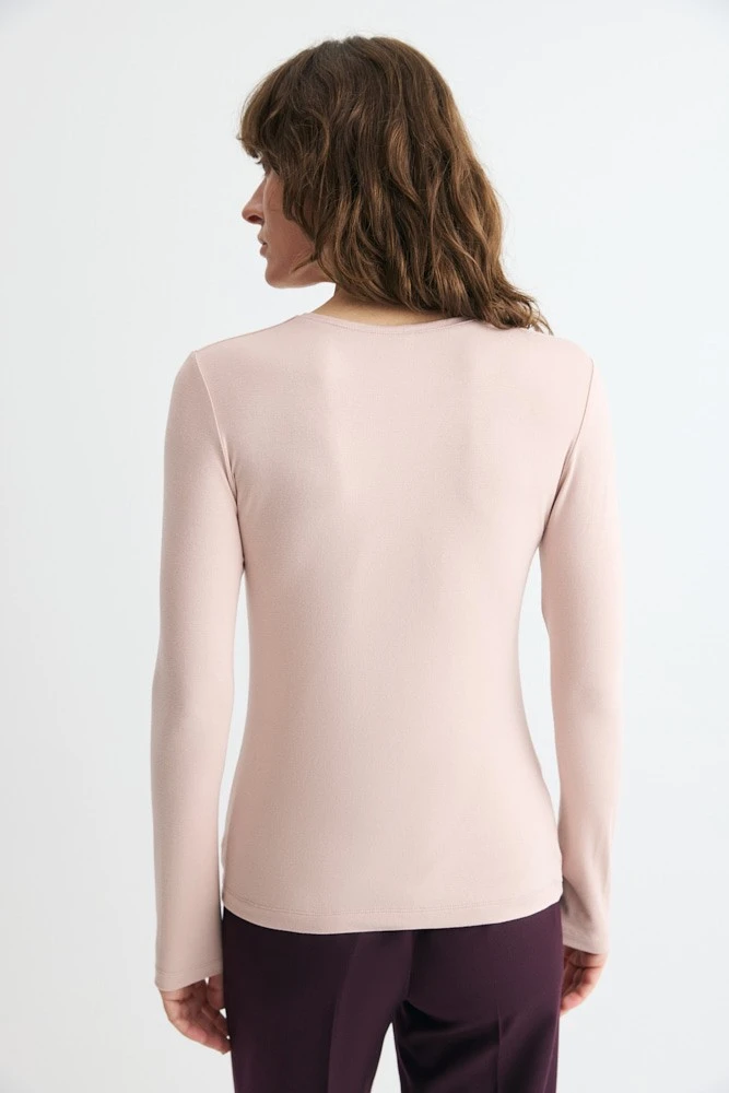 Лонгслив трикотажный из нежного хлопка