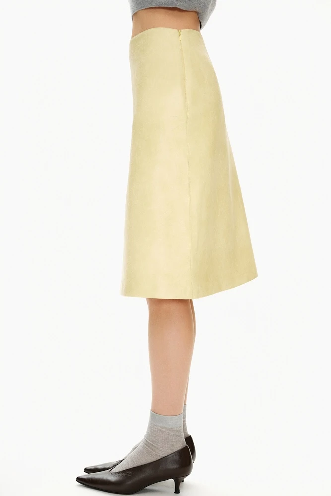 Юбка из экокожи