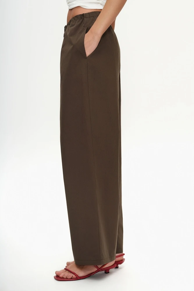 Брюки на кулиске из хлопка