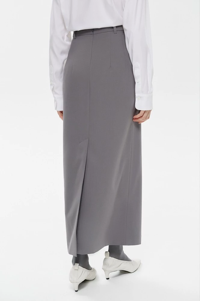 Юбка макси прямого силуэта