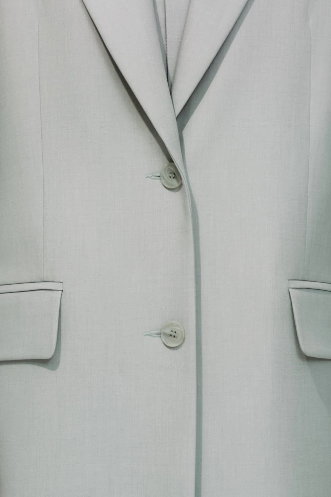 Пальто-жакет из костюмной ткани