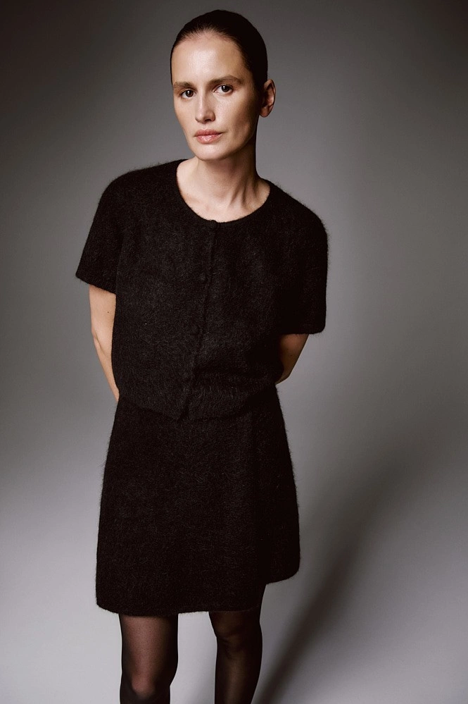 Кардиган из шерсти альпака