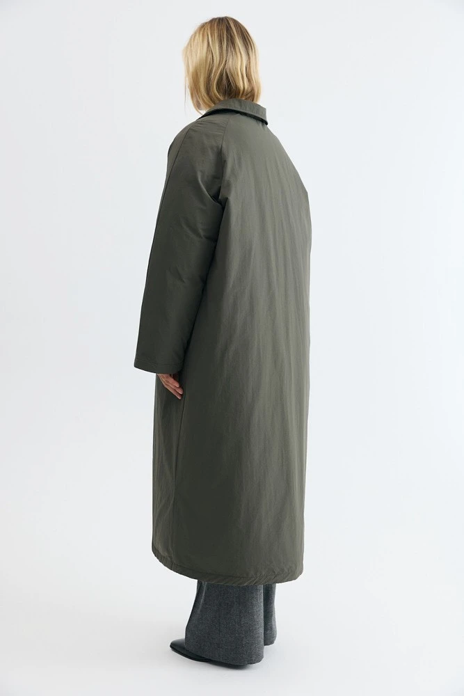 Пальто утепленное пуховое