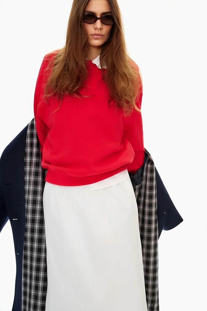 Пальто однобортное с отложным воротником из шерсти