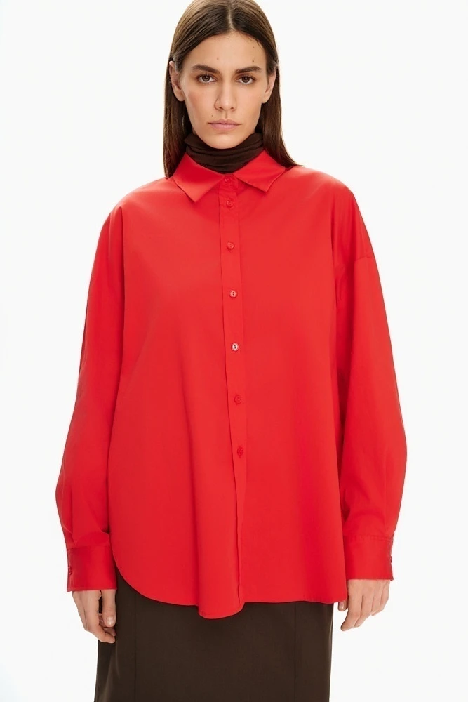 Рубашка базовая из хлопка