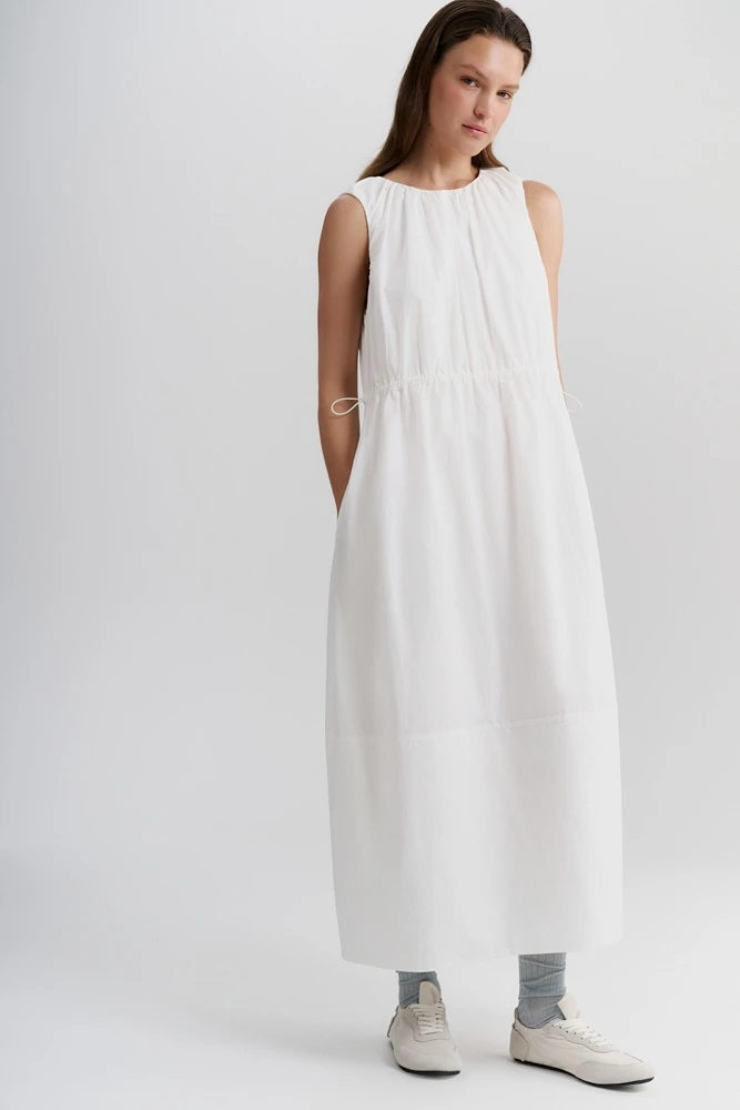 Платье миди из хлопка Pima