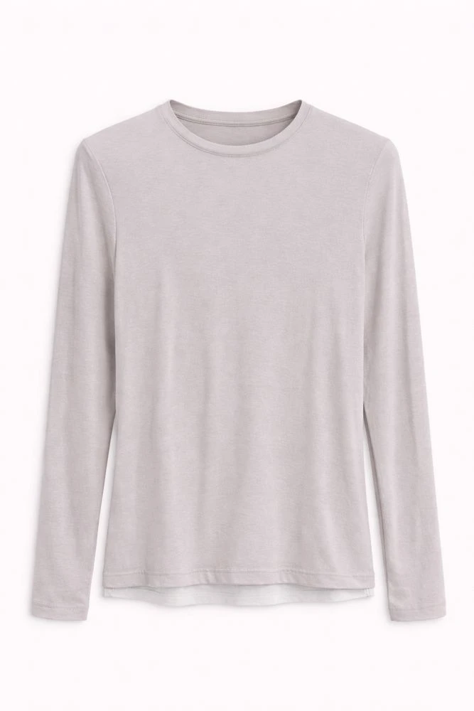 Лонгслив из нежного хлопка